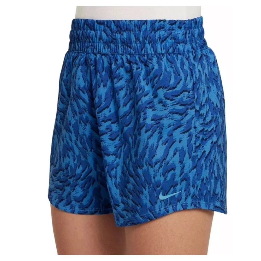 Nike Girls Size L - One Woven High Rise Printed Shorts With Liner‎ New With Tags